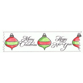 2613E ~ Christmas Ornament Washi Tape