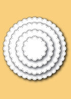 30047 ~ Stitched Scalloped Circles