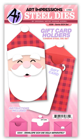 5339 Santa Gift Card Holder Set