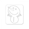 658193 ~ Gingerbread Man & Nordic Flowers w/BONUS Snowman Die