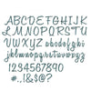 662228 ~ Thinlits Dies - Alphanumberic Script 1" Tall