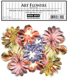 CH166 Art Flowers - Pastel Collage