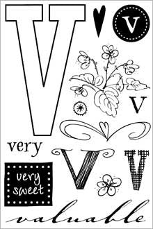 CL022 Letter "V"