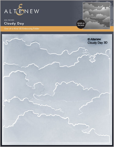 ALT6207 ~ Cloudy Day 3D Embossing Folder