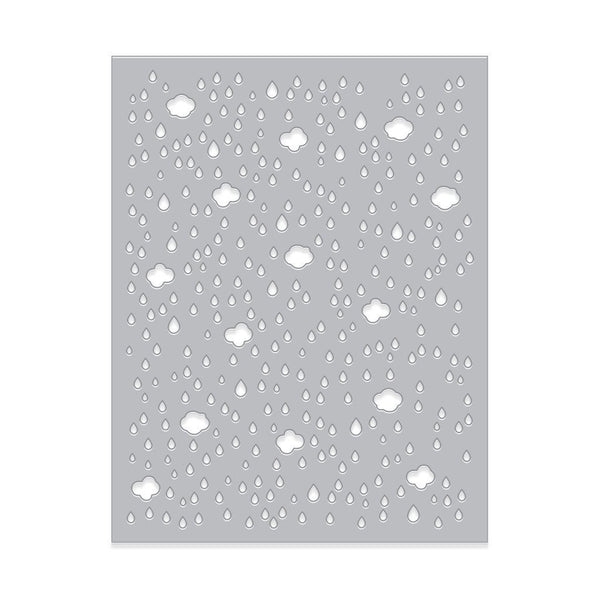 DI368 Fancy Dies ~ Cloud & Raindrop Confetti Background