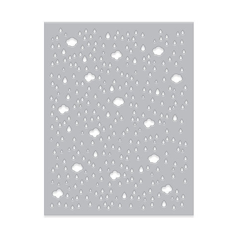 DI368 Fancy Dies ~ Cloud & Raindrop Confetti Background