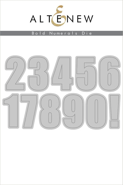 ALT1982 ~ Bold Numerals Die Set