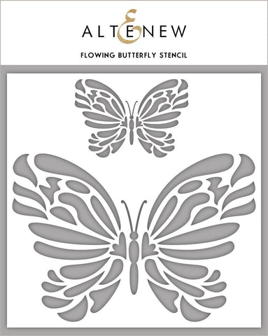 ALT2779 ~ Flowing Butterfly Stencil