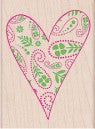 G4615 Paisley Filled Heart