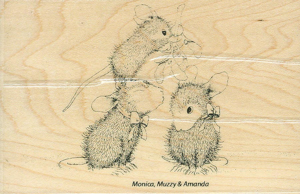 HMP35 House Mouse Designs ~ Mistletoe Mice