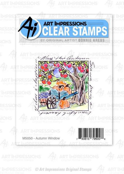 M5050 - Clear Stamp ~ Autumn Window