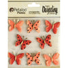 Teastained Pink Layered Butterflies ~ Assorted Colours