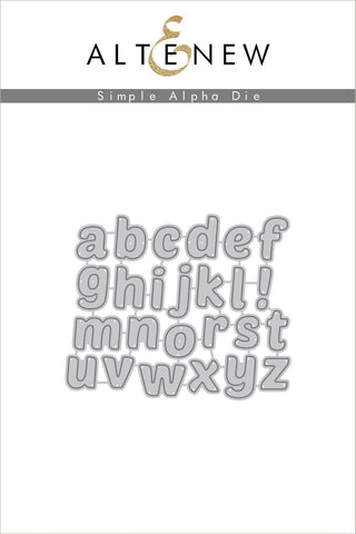 ALT1773 ~ Simple Alpha Die Set