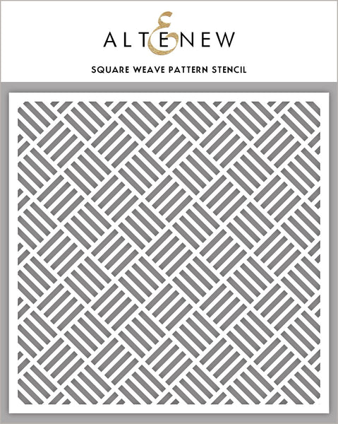 ALT2783 ~ Square Weave Pattern Stencil