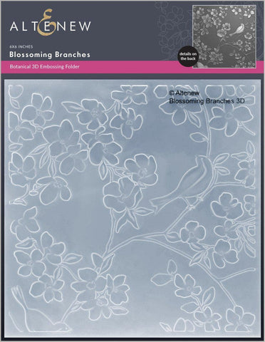 ALT6446 ~ Blossoming Braches 3D Embossing Folder