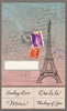 CK207 Eiffel Tower Note Cards w/Stamps