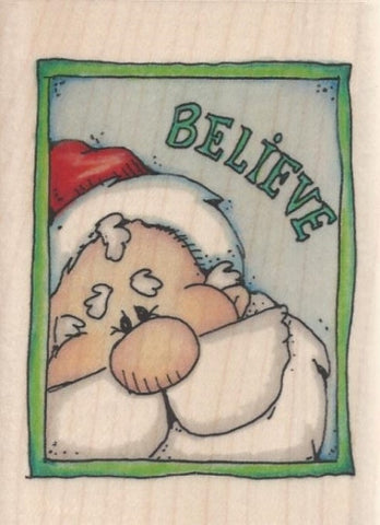 CY880 Believe Santa Rectangle