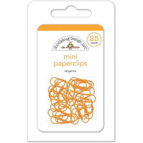 DB-4498 Mini Paperclips ~ Tangerine