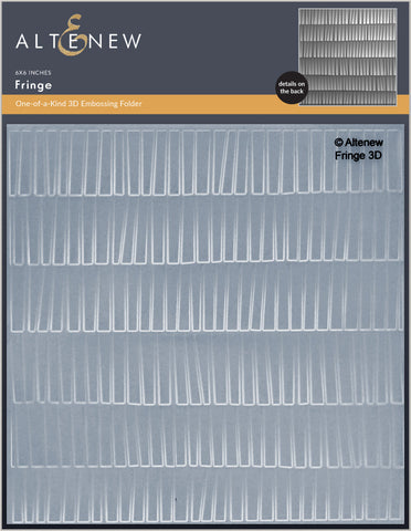 ALT6653 ~ Fringe 3D Embossing Folder